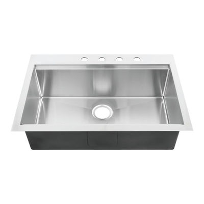 100% Brand New Stainless Steel Hospital Sink With Lifetime Warranty / Topmount Stainless Steel Kitchen Sink
