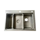Factory Send Durable Stainless Steel Handmade Sink Topmount Pressed Drawn Vietnam China Sink