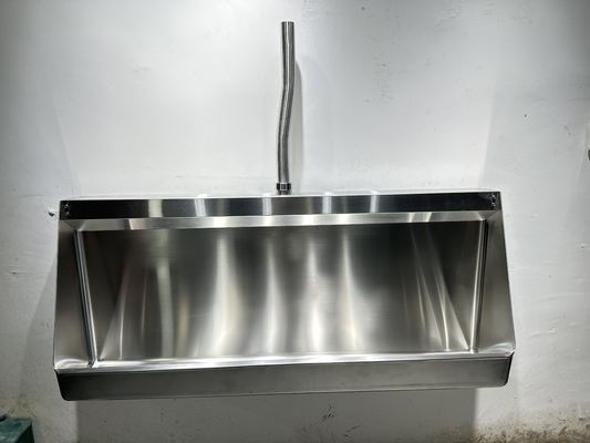 Factory Stainless Steel Wall Mounted Trough Urinal For School, Sports Venues, Public Toilets