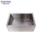 Rectangular Welding Farmer House Stainless Steel Kitchen Sink With Large Capacity