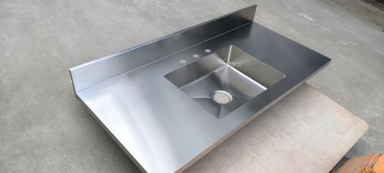 Stainless Steel 304/316 Worktop Table Commercial Sink Counter Top