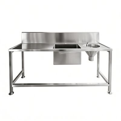 Professionelles Produkt 304 Edelstahl Medizinische Waschbecken 316 Schleife Hopper Waschbecken Für Krankenhaus Labor Handelsklinik Freistehende Waschbecken Waschbecken