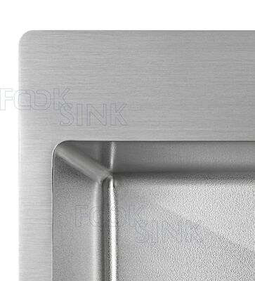 Customized Special Pearl Honeycomb Embossed Sink Luxury Style Single Bowl Stainless Steel Kitchen Sink Installed On The Countertop