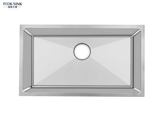 Stainless Steel 304 Commercial Double Bowl Sink Quality Soundproofing Structure